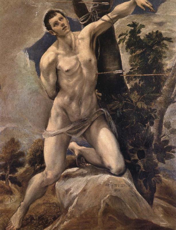 El Greco St Sebastian china oil painting image